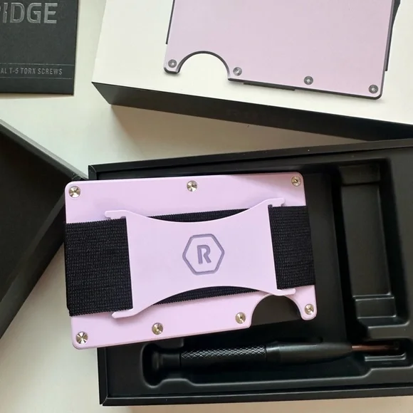 RIDGE Lavender Slim RFID Blocking Wallet BRAND NEW - Picture 4 of 4